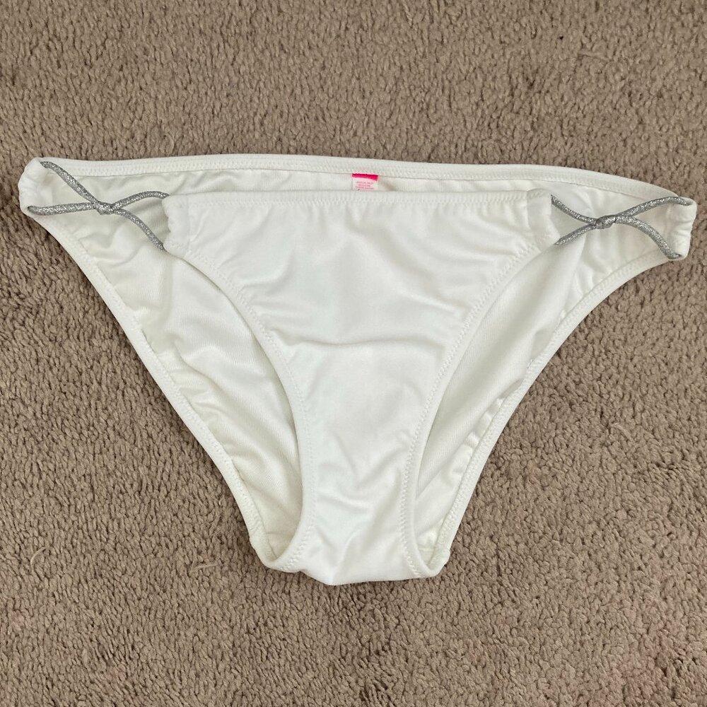 Victoria's Secret white bikini bottoms size small
